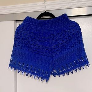 Crochet Shorts - size M